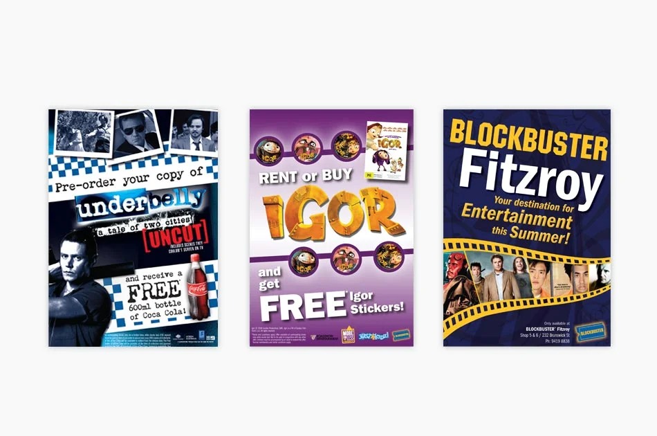 Blockbuster campaign artwork