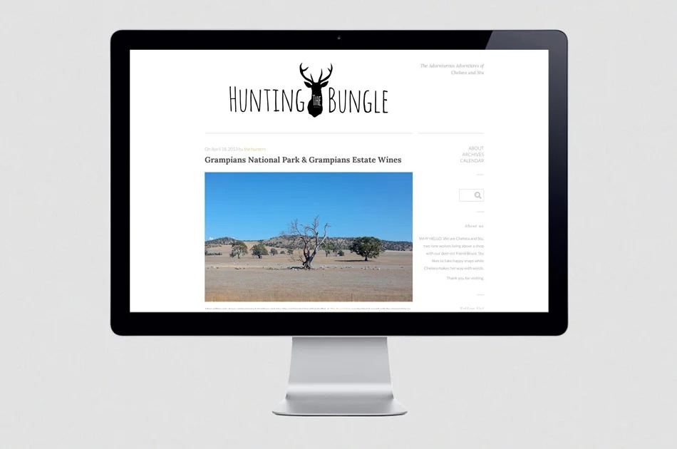 Hunting the Bungle website design