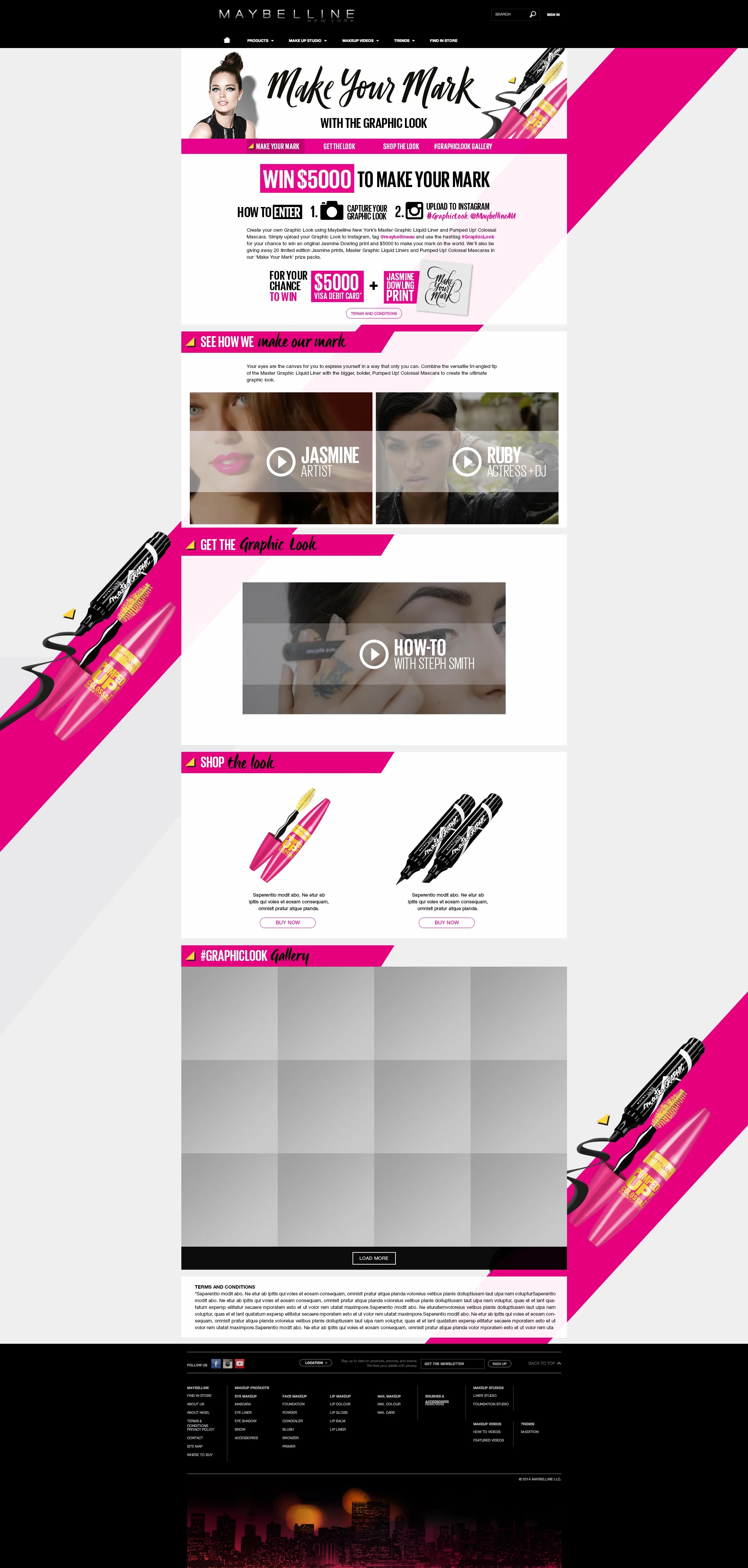 L'Oréal — may1833 make your mark microsite v5