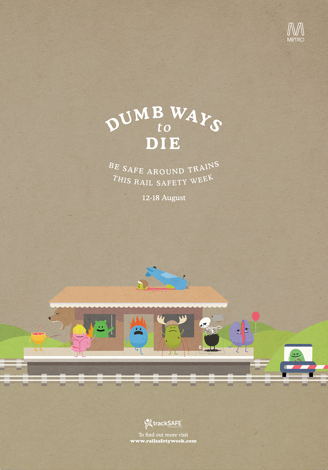 Metro Trains campaign artwork
