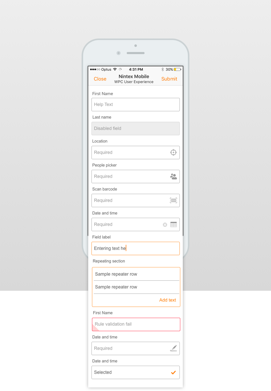 Mobile Forms, iphone forms final